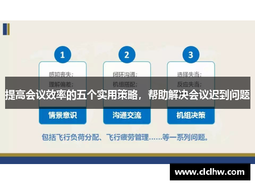 提高会议效率的五个实用策略，帮助解决会议迟到问题